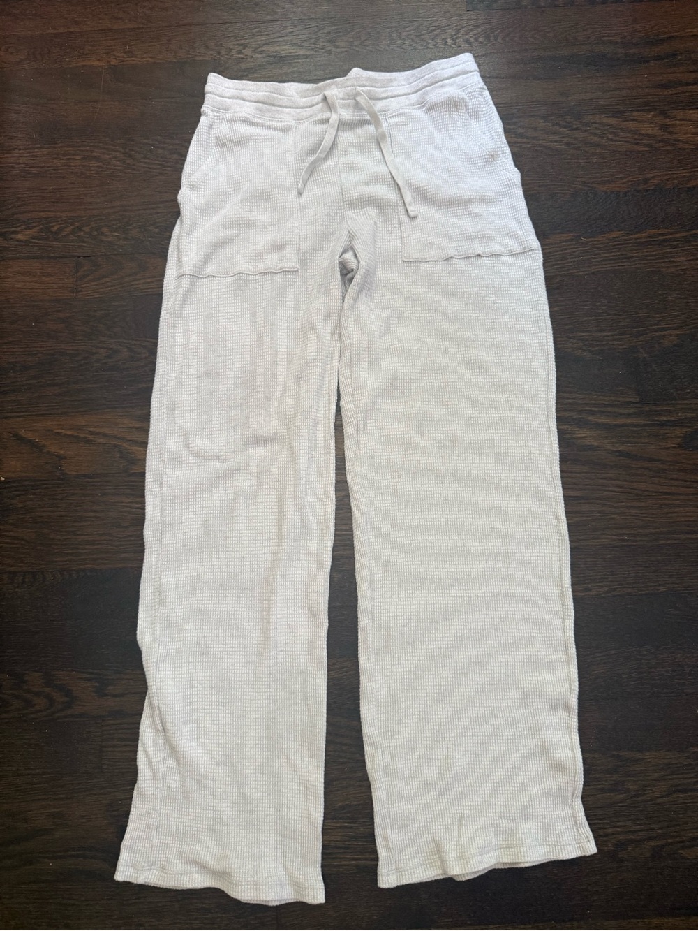 Aritzia TNA wide leg waffle pants